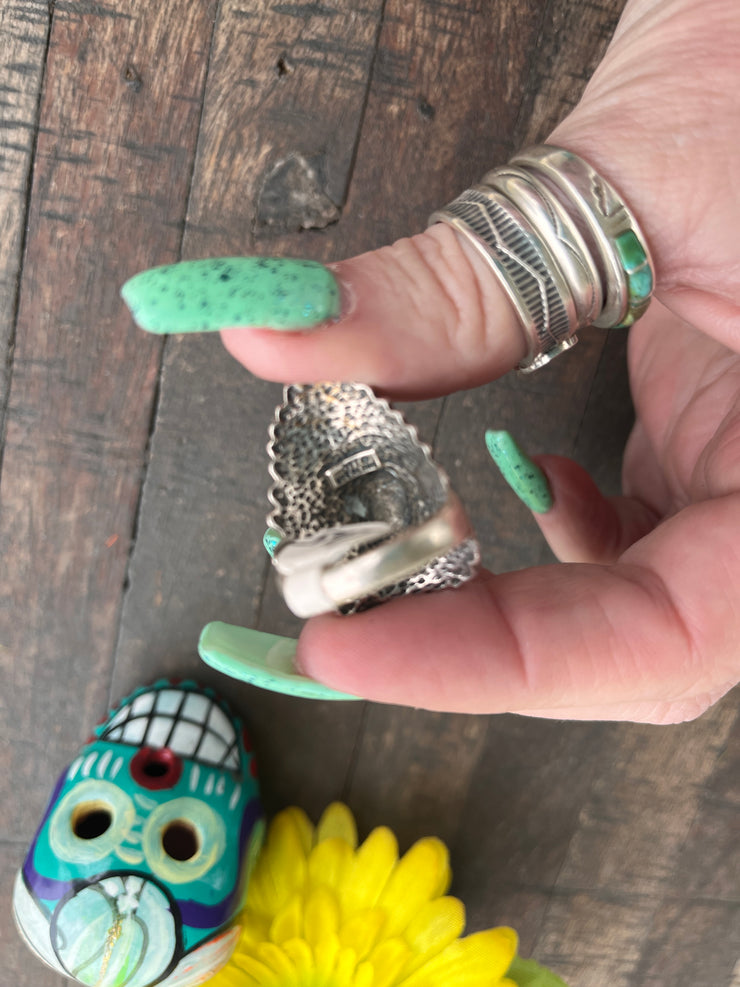 Sterling Silver Ring Sz. 8 1/2