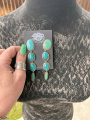 Clip On 4 Stone Royston Earrings