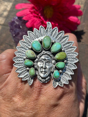 Adjustable Sonoran Warrior Ring #1