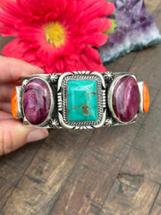 Stamped Multi Color Cuff