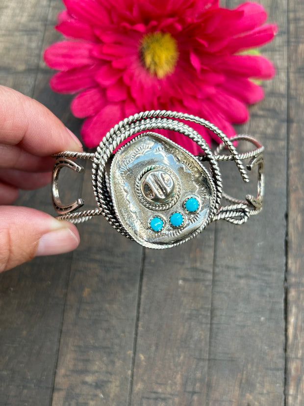 Turquoise Cowboy Hat Cuff