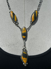 Bumblebee Jasper Lariat Set- A