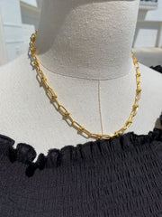 20 1/2" 14 Karat Gold Horse Bit Chain Necklace