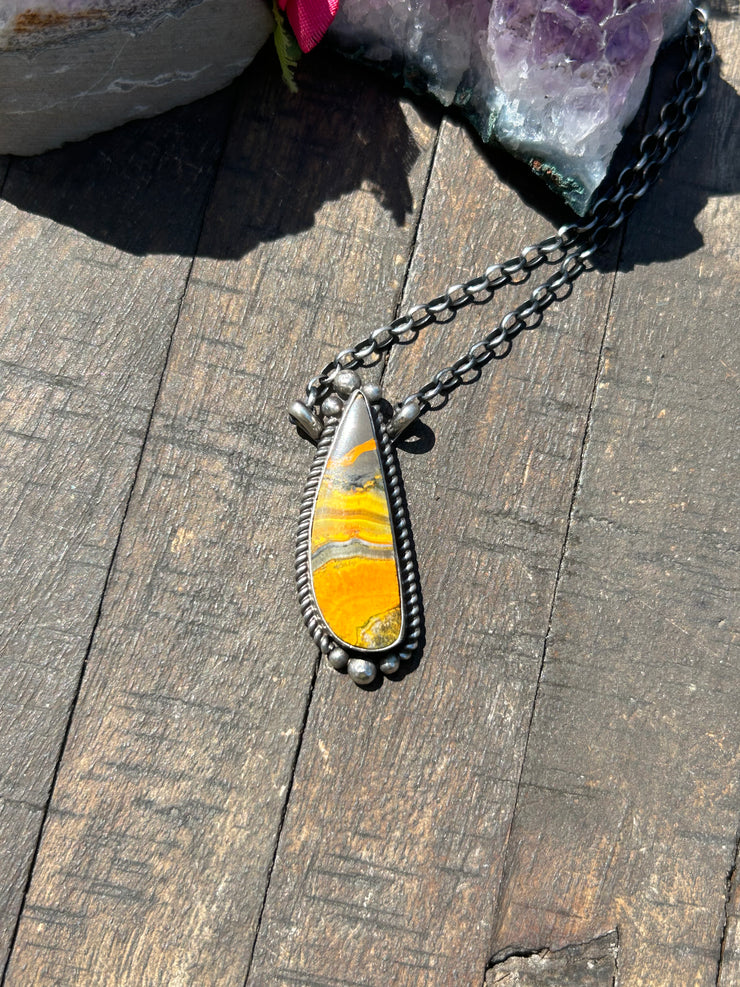 Bumblebee Jasper Necklace #3