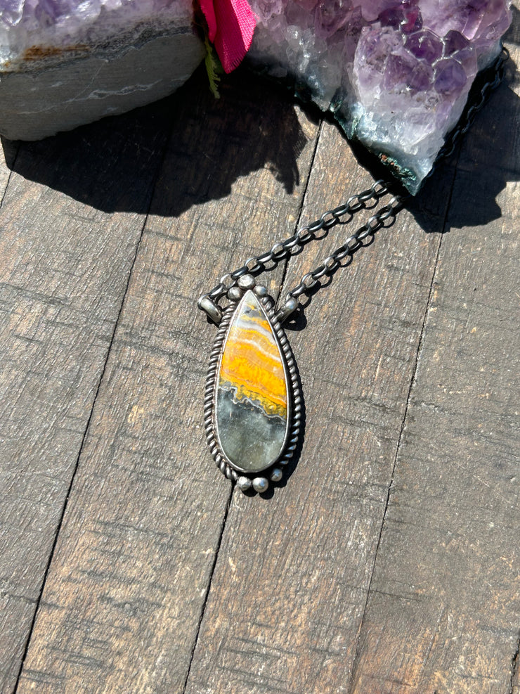 Bumblebee Jasper Necklace #4