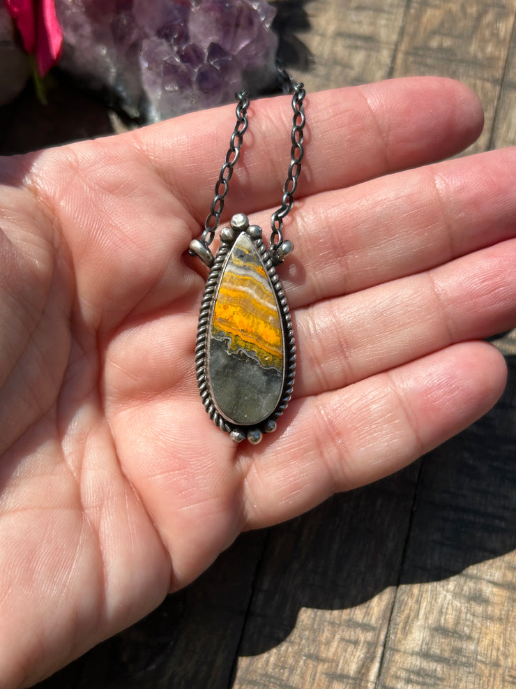 Bumblebee Jasper Necklace #4