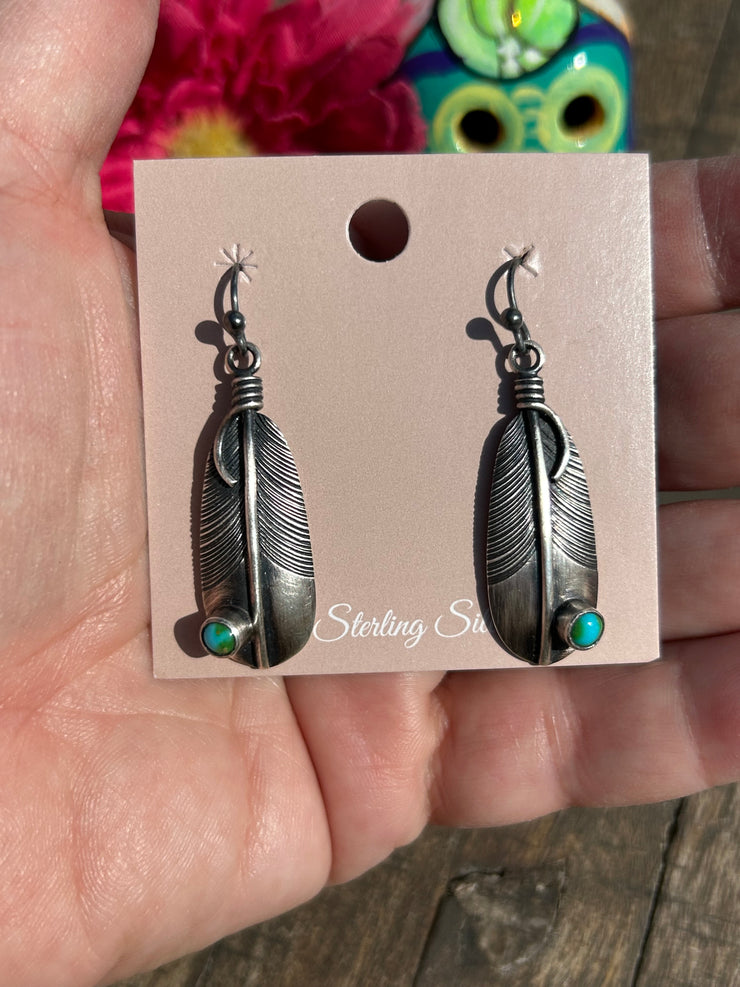 Sonoran Feather Dangle Earrings