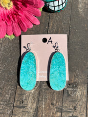 Kingman Slab Earrings- A