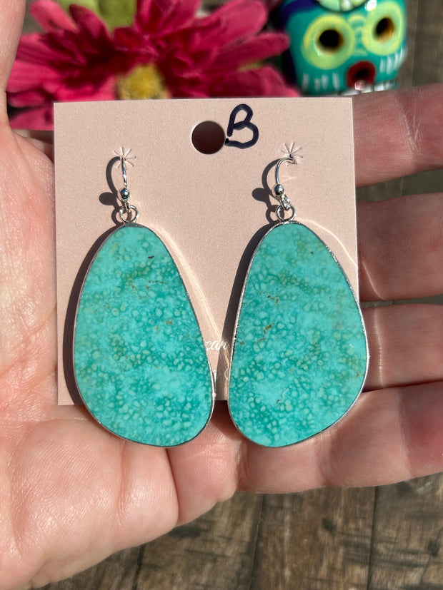 Kingman Slab Earrings- B