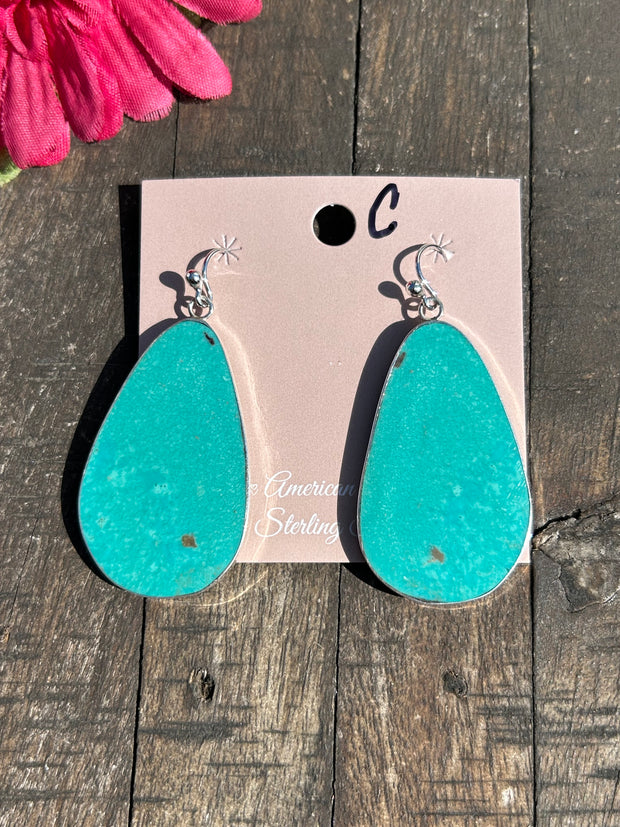 Kingman Slab Earrings- C