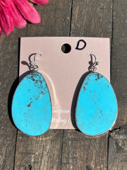 Kingman Slab Earrings- D