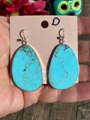 Kingman Slab Earrings- D