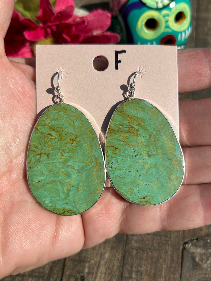 Kingman Slab Earrings- F