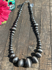 Graduated Sterling Pearl Necklace