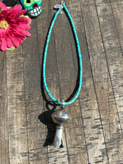 Kingman Squash Blossom Necklace