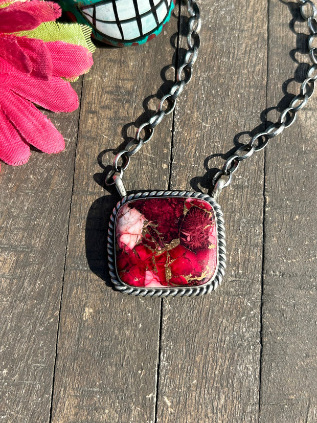 Dahlia Rose Necklace #B