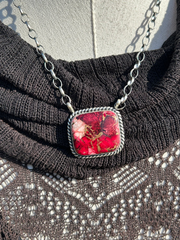 Dahlia Rose Necklace #B