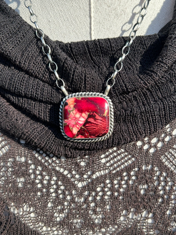 Dahlia Rose Necklace #C