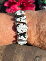 5 Stone White Buffalo Cuff #1