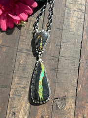 2 Stone Blackjack Necklace