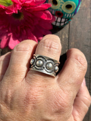 Stamped Sterling Ring