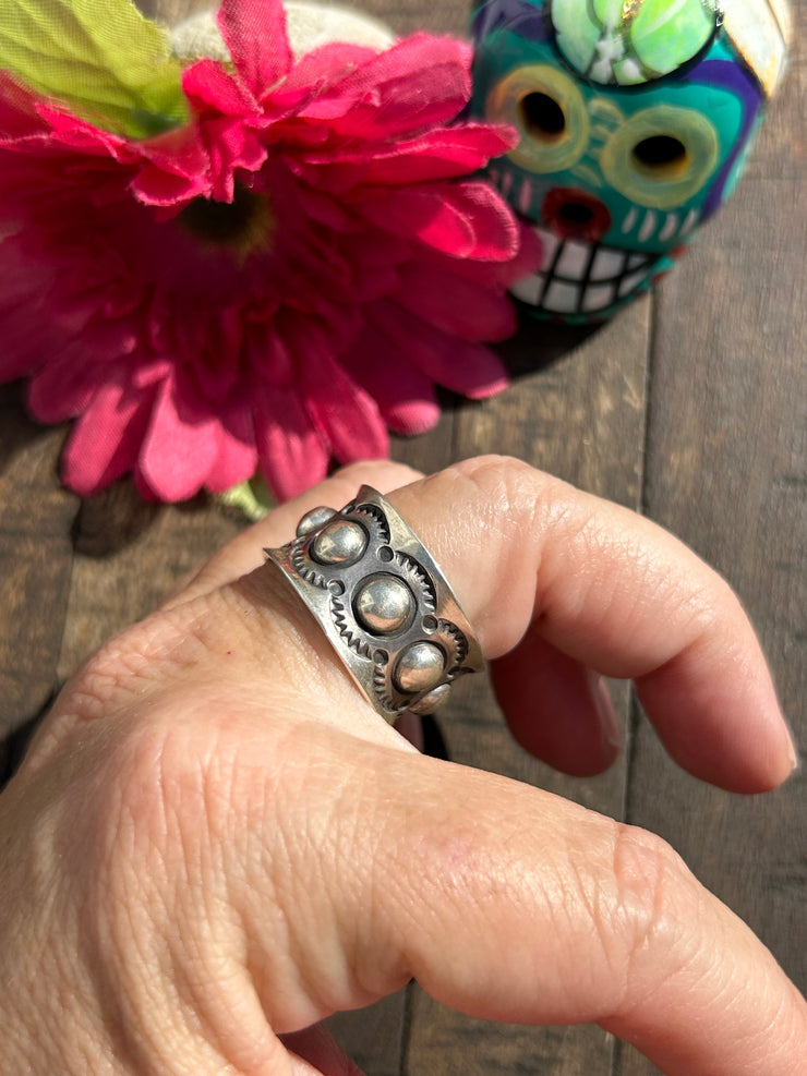 Stamped Sterling Ring