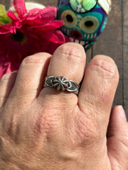 Stamped Sterling Ring