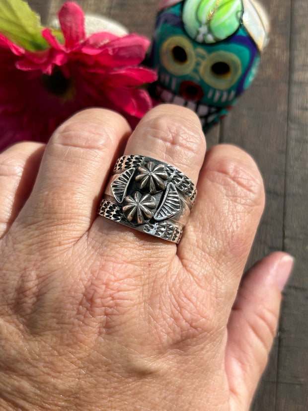 Stamped Sterling Ring