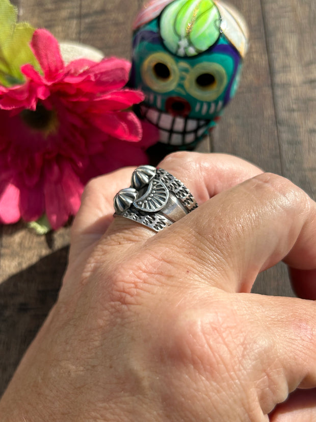 Stamped Sterling Ring