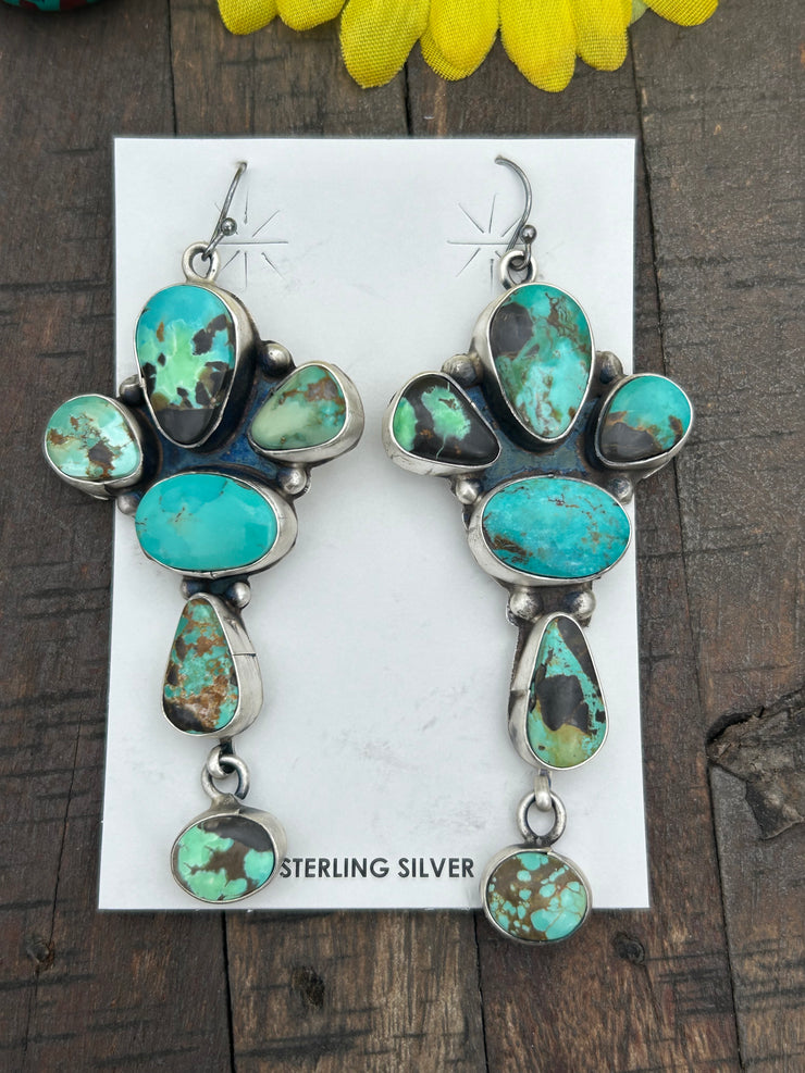 Mixed Mines Dangle Earrings