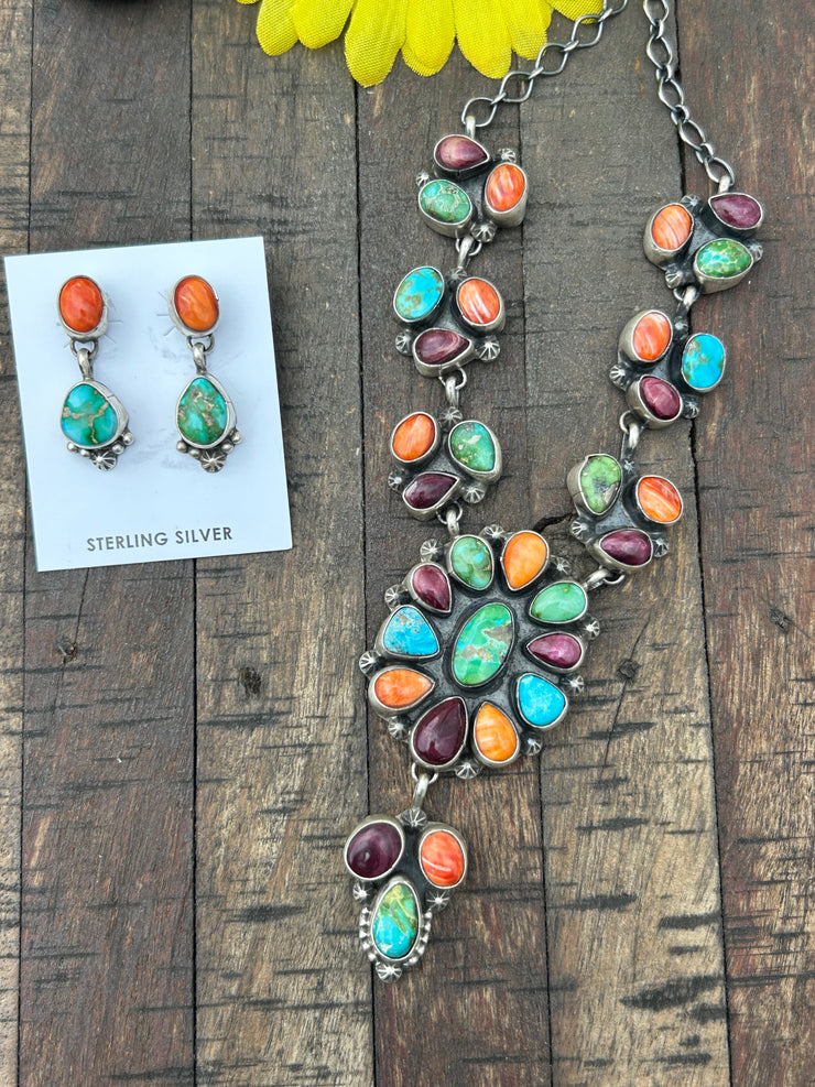 Multi Color Necklace Set