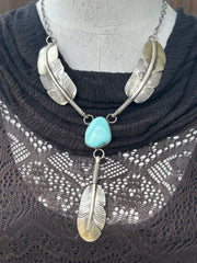 Kingman Feather Necklaces