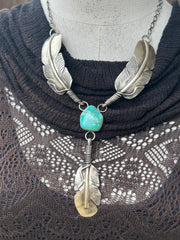 Kingman Feather Necklaces