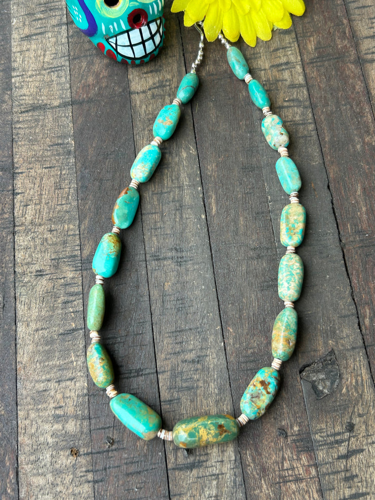 18"  Kingman Turquoise Strand #9