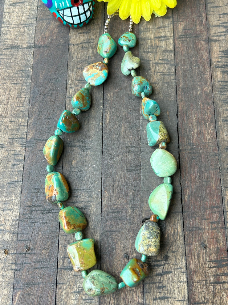 19" Kingman Turquoise Strand #10