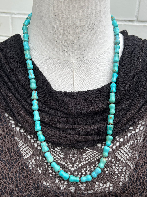 25" Kingman Turquoise Strand #12