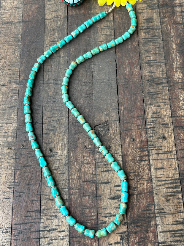 28" Kingman Turquoise Strand #13