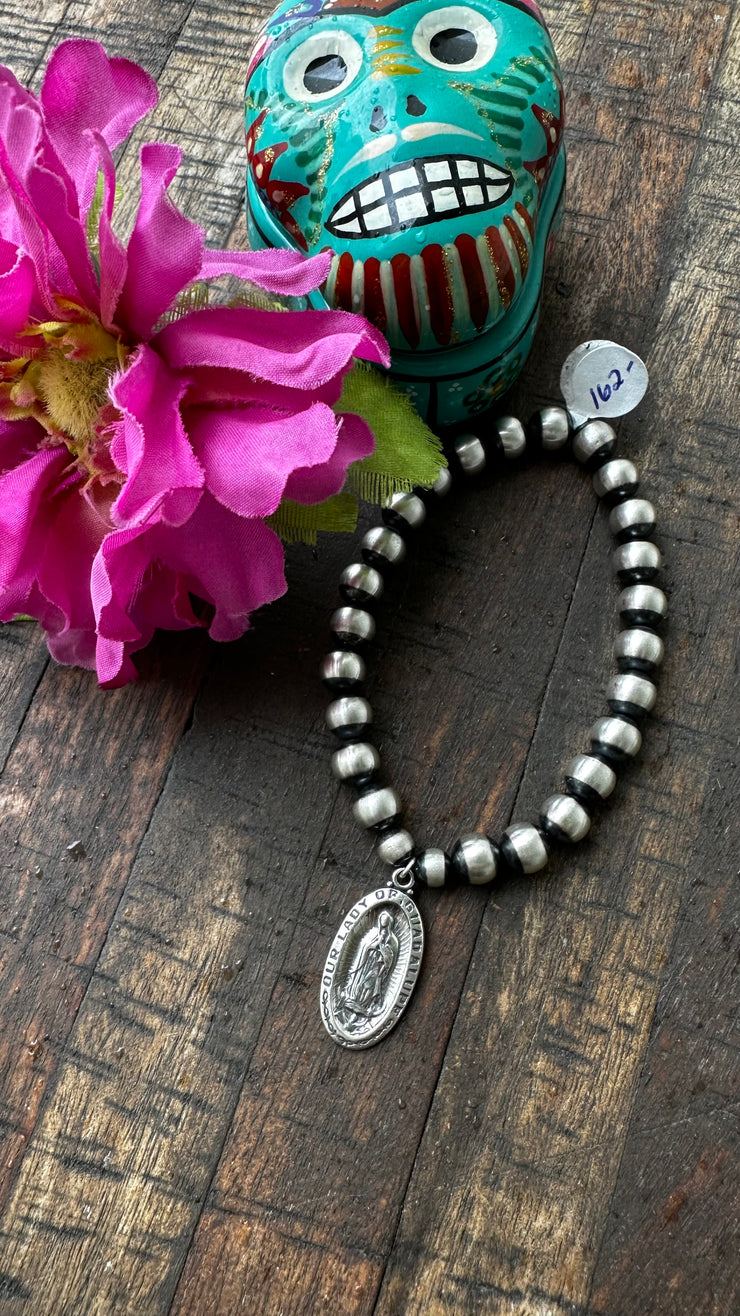 Stretchy Navajo Pearls Bead Bracelet