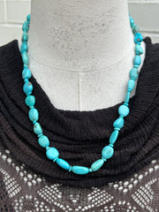 21" Blue Turquoise Strand #22