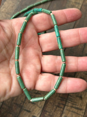 39" Turquoise and Heishi Strand  #27