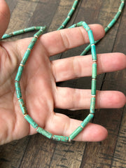 50" Turquoise and Heishi Strand  #29