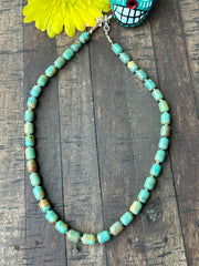 17" Turquoise and Heishi Strand  #33