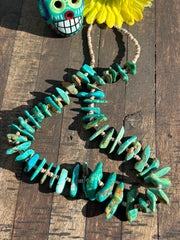 Turquoise and Heishi Strand  #75