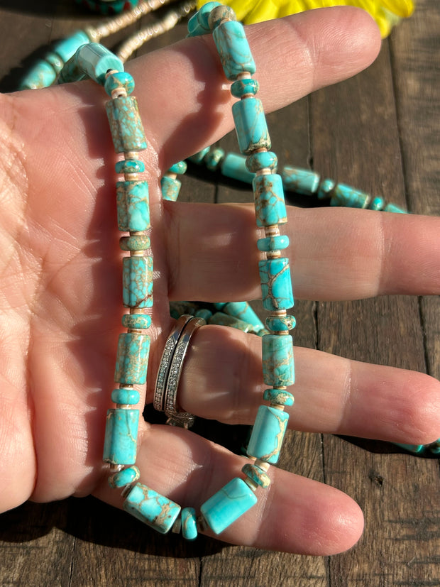 Turquoise Barrel Strand #80