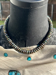 Green Coin Pearl Strands