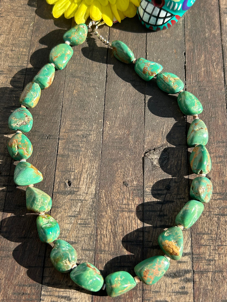 Turquoise and Heishi Strand #83