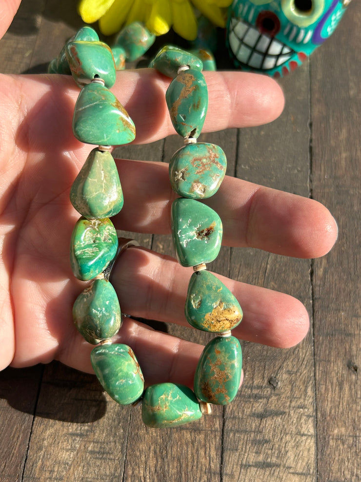 Turquoise and Heishi Strand #83