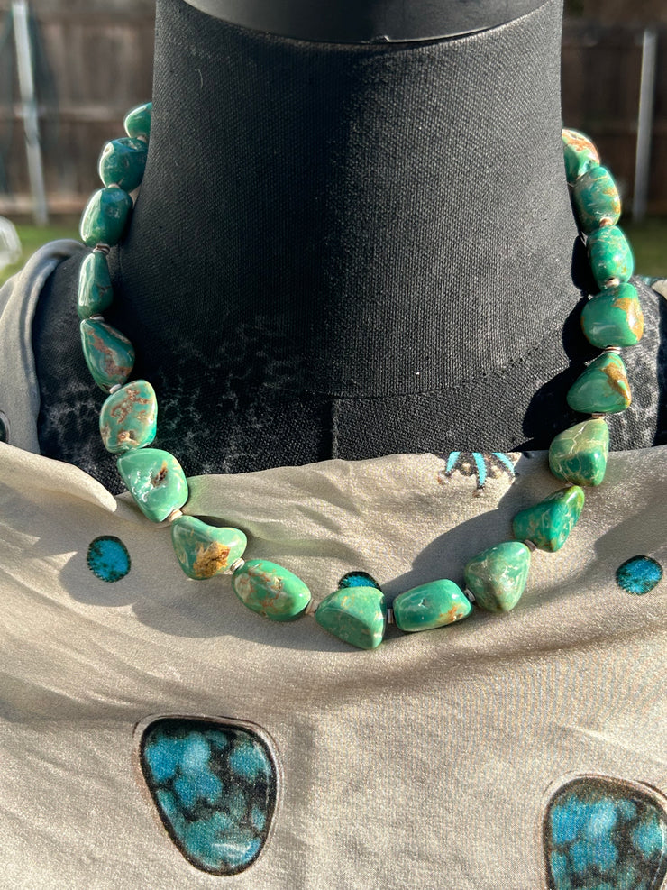 Turquoise and Heishi Strand #83