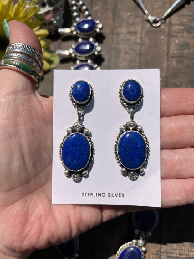 Lapis Squash Blossom Set