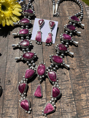 Purple Spiny Squash Blossom Set
